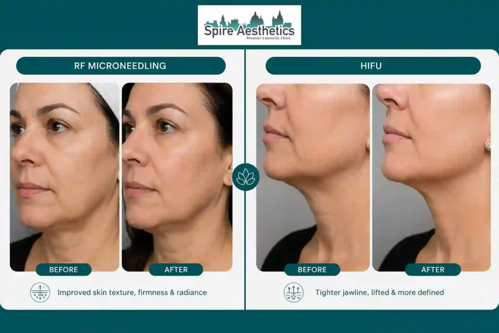 Can RF Microneedling and HIFU Be Combined Old Trafford?
